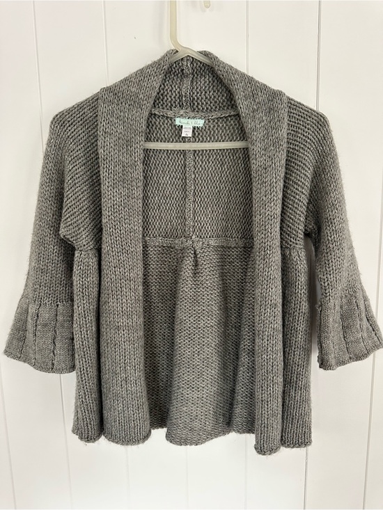 Kimchi Blue Sweaters - Kimchi & Blue Gray Open Front Cardigan Sweater Size Small, Urban Outfitters